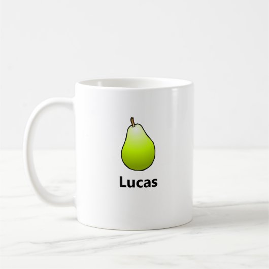 Pear Classic Mug (Gauche)