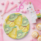 Pear en Kiwi Papieren Bordje (Feest)