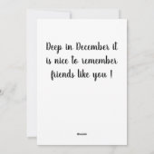 Pear Feestdagenkaart (Achterkant)