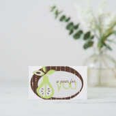 Pear For You Cartes de visite (Debout devant)