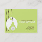 Pear For You Chubby Cartes de visite (Dos)