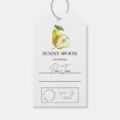 Pear Hang Label Cadeaulabel (Voorkant)
