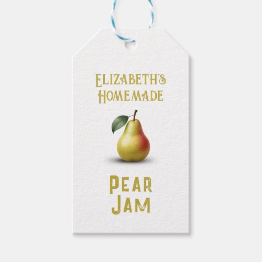 Pear Jam Cadeaulabel (Voorkant)
