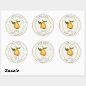 Pear Jelly Canning Label (Vel)