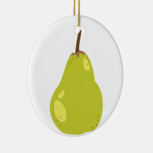 Pear Keramisch Ornament (Rechts)