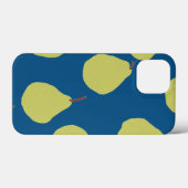 pear marine et vert Coque-Mate coque iphone (Verso (horizontal))