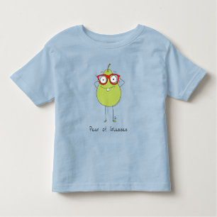 Pear of Glasses Funny & Cute Kind Toddler T-Shirt