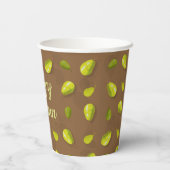 Pear Paper Cups Papieren Bekers (Achterkant)