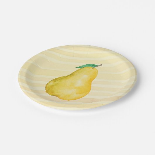 Pear Papieren Bordje (Gekanteld)