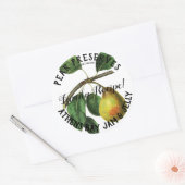 Pear Preserve Produit Étiquette d'entreprise (Enveloppe)