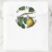 Pear Preserve Produit Étiquette d'entreprise (Sac)