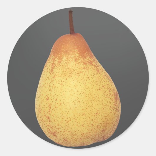 Pear Ronde Sticker (Voorkant)