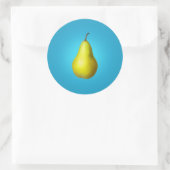 Pear Ronde Sticker (Tas)