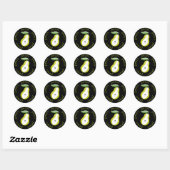 Pear Rounds Ronde Sticker (Vel)