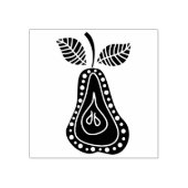 Pear Rubberstempel (Afrduk)