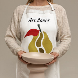 Pear Splitting Art Schort