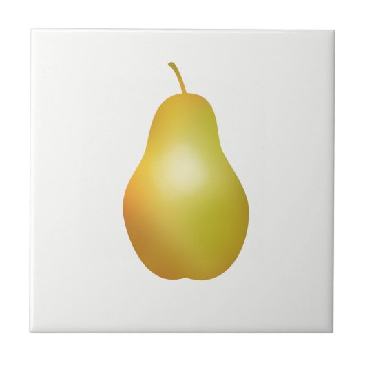Pear Tile 5 Tegeltje (Voorkant)