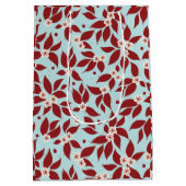 Pear Tree Holiday - Cranberry Red Medium Cadeauzakje (Achterkant)