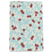 Pear Tree Holiday - Frost Blue Medium Cadeauzakje (Voorkant)