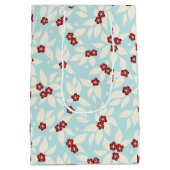 Pear Tree Holiday - Frost Blue Medium Cadeauzakje (Achterkant)