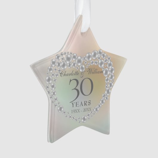 Pearl 30e anniversaire du Mariage (devant)