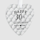 Pearl 30e bruiloft Jubileum Ornament (voorkant)
