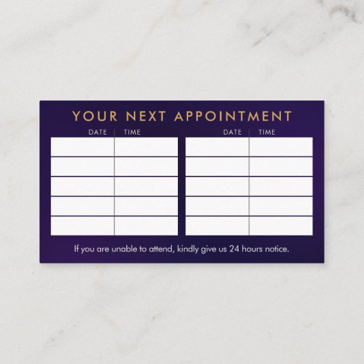 Pearl and Gold Healing Hands Yin Yang Visitekaartje (Achterkant)