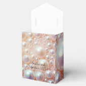 Pearl and Shell Elegant Classic Bedankdoosjes (Geopend)