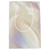  Pearl Aqua Paarse Swirl Medium Cadeauzakje (Voorkant)