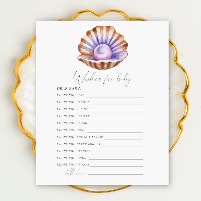 Pearl baby shower Wishes for baby  (Creator heeft geüpload)