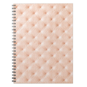 Pearl beige lederen textuur notitieboek