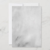 Pearl Black Bow Boho Invitation de fête d'annivers (Dos)