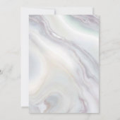 Pearl Black Bow Invitation Anniversaire (Dos)