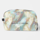 Pearl Blue Sky Animal Print Toilettasje (Voorkant)