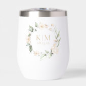 Pearl Blush Floral Elegance Border Mariage ID989 (Avant)