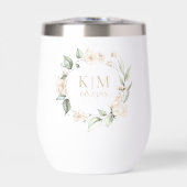 Pearl Blush Floral Elegance Border Wedding ID989 (Voorkant)