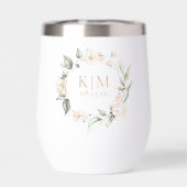 Pearl Blush Floral Elegance Border Wedding ID989 (Achterkant)