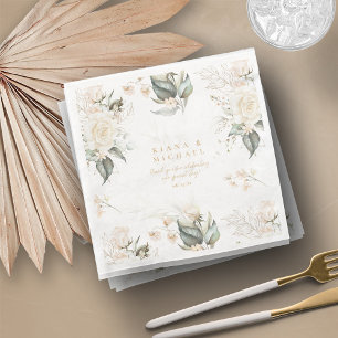 Pearl Blush Floral Elegance Border Wedding ID989 Servet