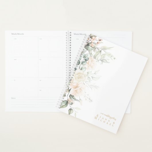 Pearl Blush Floral Mariage ID989 (Devant avec enveloppe)