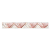 Pearl Blush Pink Rose Gold Wedding Grosgrain Lint (Voorkant)