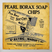 Pearl Borax Soap Laundant Detergent Print (Voorkant)