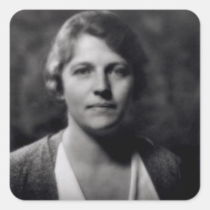 Pearl Buck Vierkante Sticker