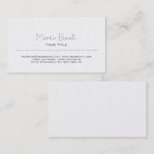 Pearl Carte de visite moderne design (Devant / Derrière)