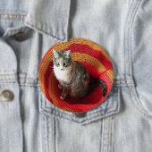 Pearl Cat Afghaans Ronde Button 4,0 Cm (In situ)