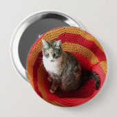 Pearl Cat Afghaans Ronde Button 4,0 Cm (Voorkant /achterkant)