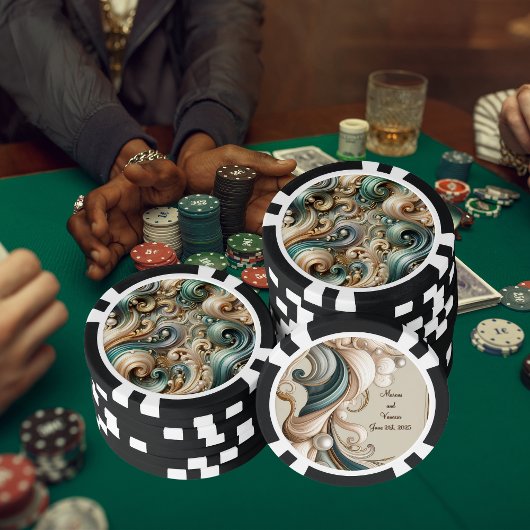 Pearl Coast Elegance Poker Chip