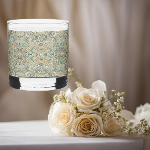 Pearl Coast Elegantie Nautical Gedrukte Rocks Glaz Whisky Glas