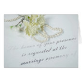 Pearl Coeur Et Fleurs De Mariage (Devant horizontal)