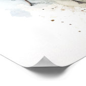 Pearl Crescent Papillon Art Imprimer Poster (Coin)