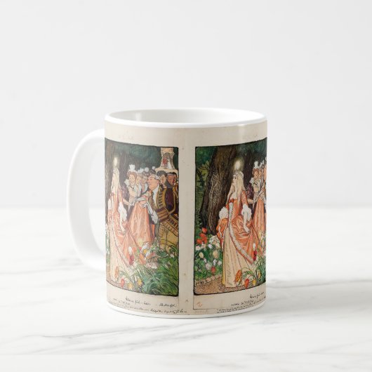 PEARL D'ADALMINA - Vintage Fée Tale Mug (Devant gauche)